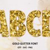 Gold Glitter Font