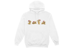 Alternative view of Golden Retriever Christmas Puppies