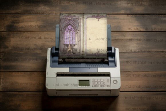 Gothic Roses Blank Junk Journal Page - Image 4