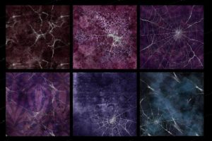 Alternative view of Gothic Silver Web Backgrounds