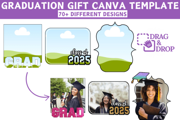 Graduation Gift Canva Template Bundle - Image 4