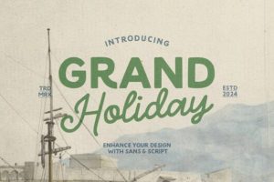 Grand Holiday Font
