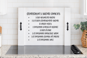 Alternative view of Grandma's Recipe Font