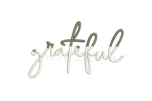 Grateful Embroidery Design