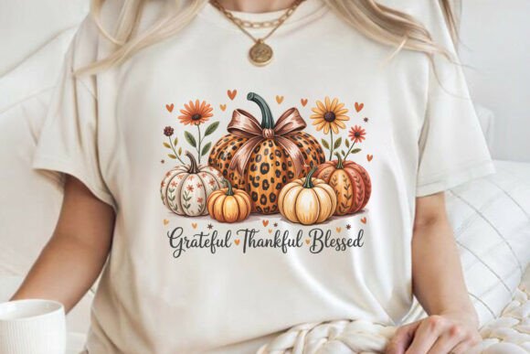 Alternative view of Grateful Thankful Blessed Thanksgiving