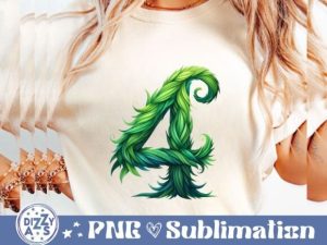 Alternative view of Grinch Christmas Alphabet & Number Set