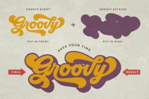 Alternative view of Groovy Font