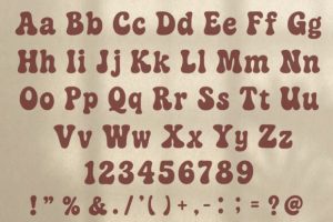 Alternative view of Groovy Xmas Font