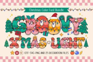 Groovy X'mas Light Font