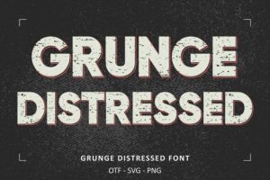 Grunge Distressed Font
