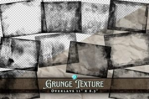 Grunge Texture Overlays Transparent PNG