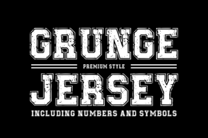 Grungejersey Regular Font