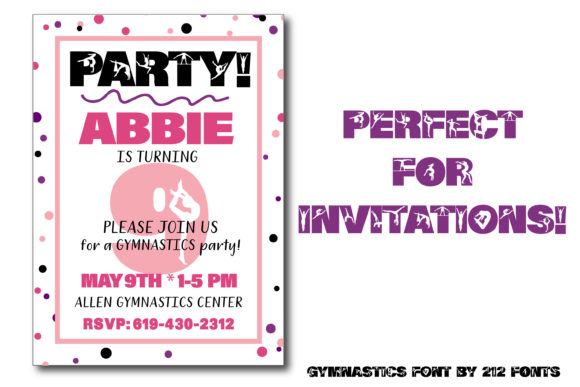 Gymnastics Font - Image 7