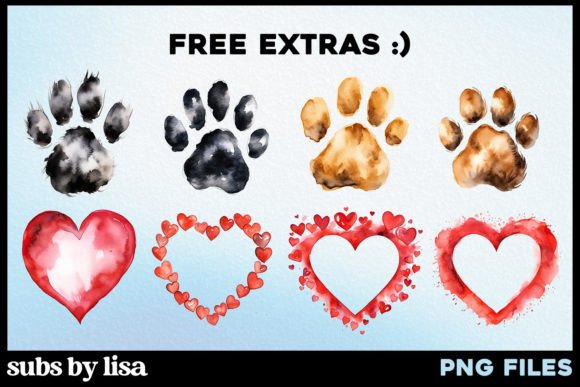 Alternative view of HUGE Dog Breed PNG Clipart Bundle