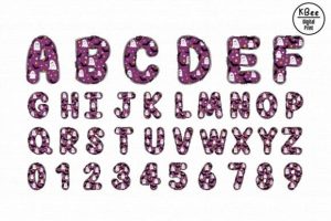 Alternative view of Halloween Alphabet Letters Sublimation