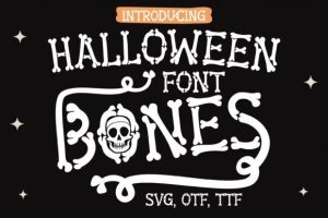Halloween Bones Font