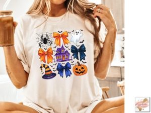 Alternative view of Halloween Coquette PNG Pumpkin Ghost Png