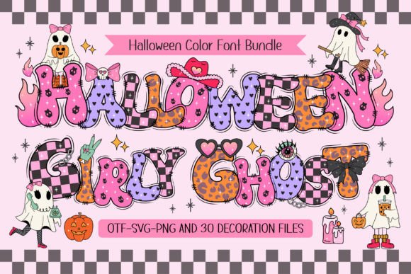 Halloween Girly Ghost Font