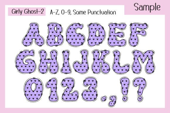 Halloween Girly Ghost Font - Image 4