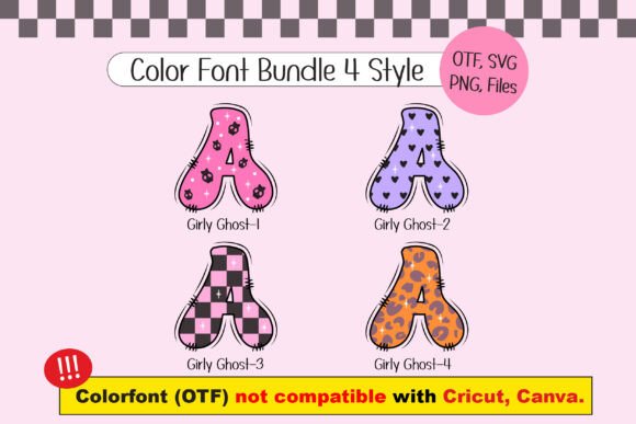 Halloween Girly Ghost Font - Image 2