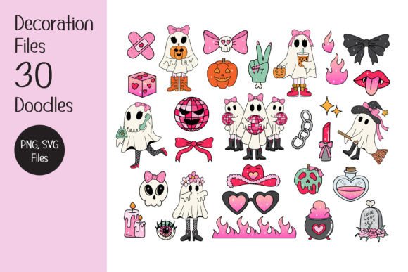 Halloween Girly Ghost Font - Image 7