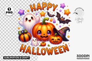 Halloween Happy Halloween Pumpkin Ghost