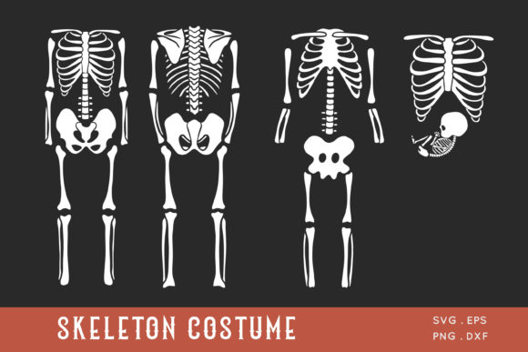 Halloween Skeleton Costume Svg Maternity - Image 3