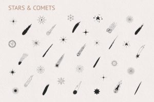 Alternative view of Hand Drawn Mystic & Celestial Bundle