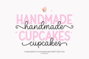 Handmade Cupcakes Font