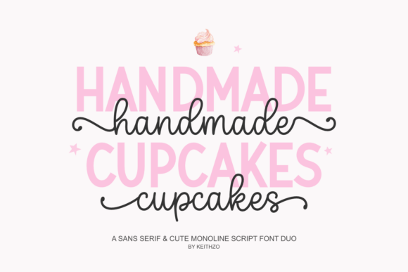 Handmade Cupcakes Font