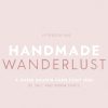 Handmade Wanderlust Duo Font