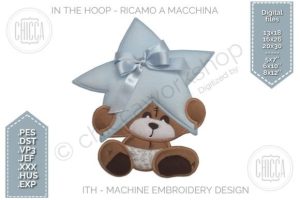 Hanging Teddy Bear, ITH Little Star Cot Mobile