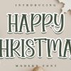 Happy Christmas Font