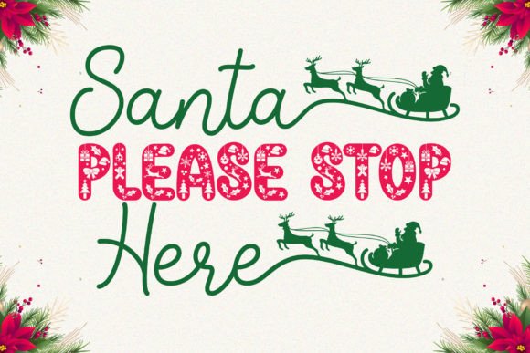 Happy Santa Duo Font - Image 3