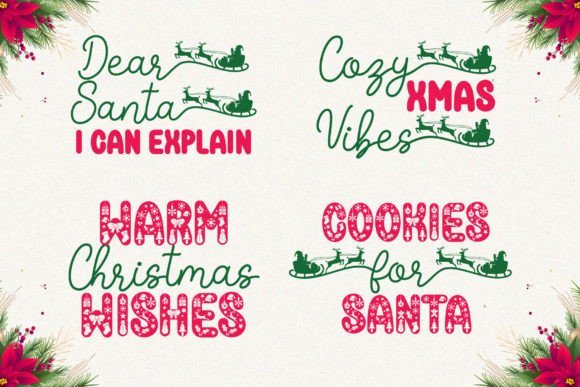 Happy Santa Duo Font - Image 4