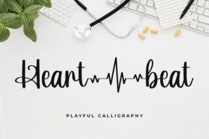 Heart Beat Font
