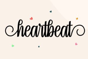 Heartbeat Font