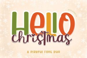 Hello Christmas Font