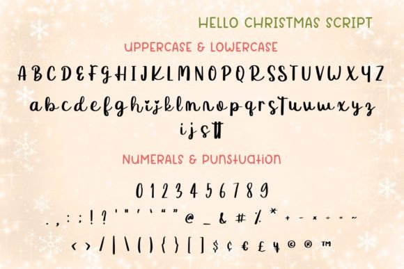 Hello Christmas Font - Image 9