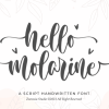 Hello Molarine Font Font
