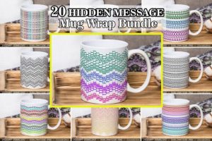 Hidden Swear Message Mug Wrap Bundle