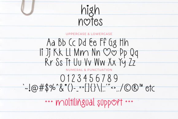 High Notes Font - Image 7