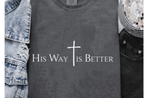 Alternative view of His Way is Better Christian SVG, Jesus