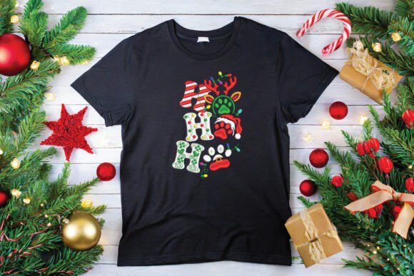 Ho Ho Ho Dog Paw Christmas - Image 2