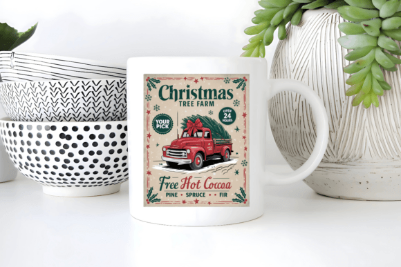 Holiday Sign,Vintage Christmas Farmhouse - Image 6