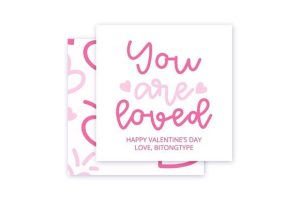 Alternative view of Holly Kisses Font