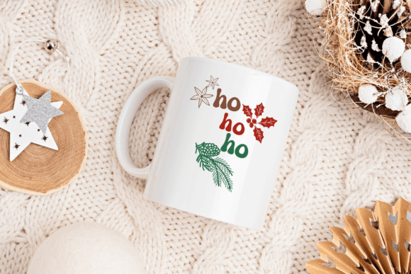 Holly Leaves Christmas Font - Image 7