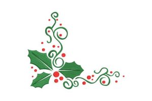 Holly Leaves Corner