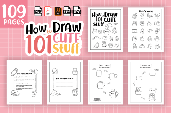 How to Draw 101 Cute Stuff for Kids - KDP - Image 2
