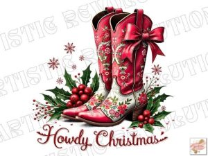 Howdy Christmas Png - Western Christmas
